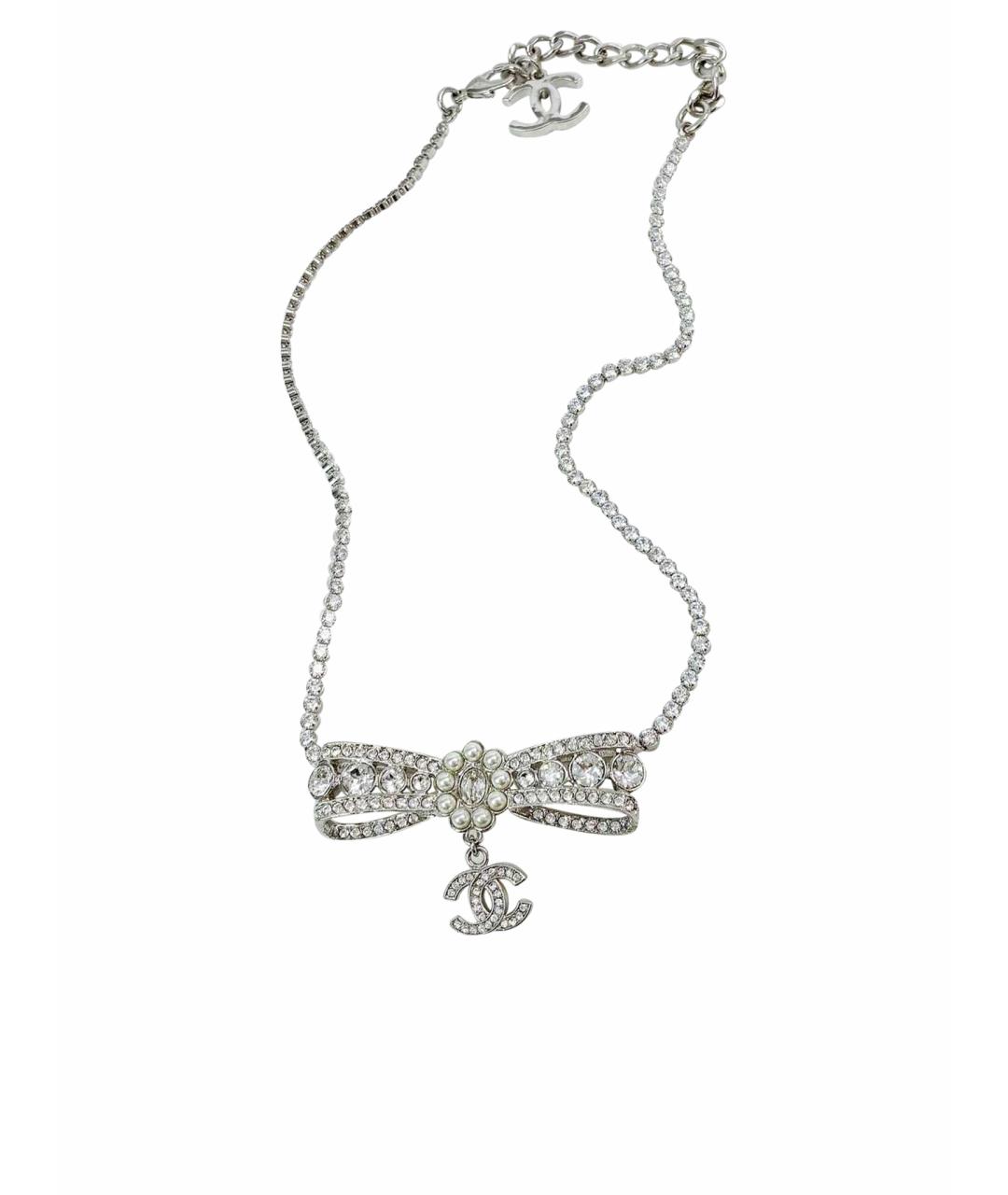 CHANEL Серебряное колье, фото 1