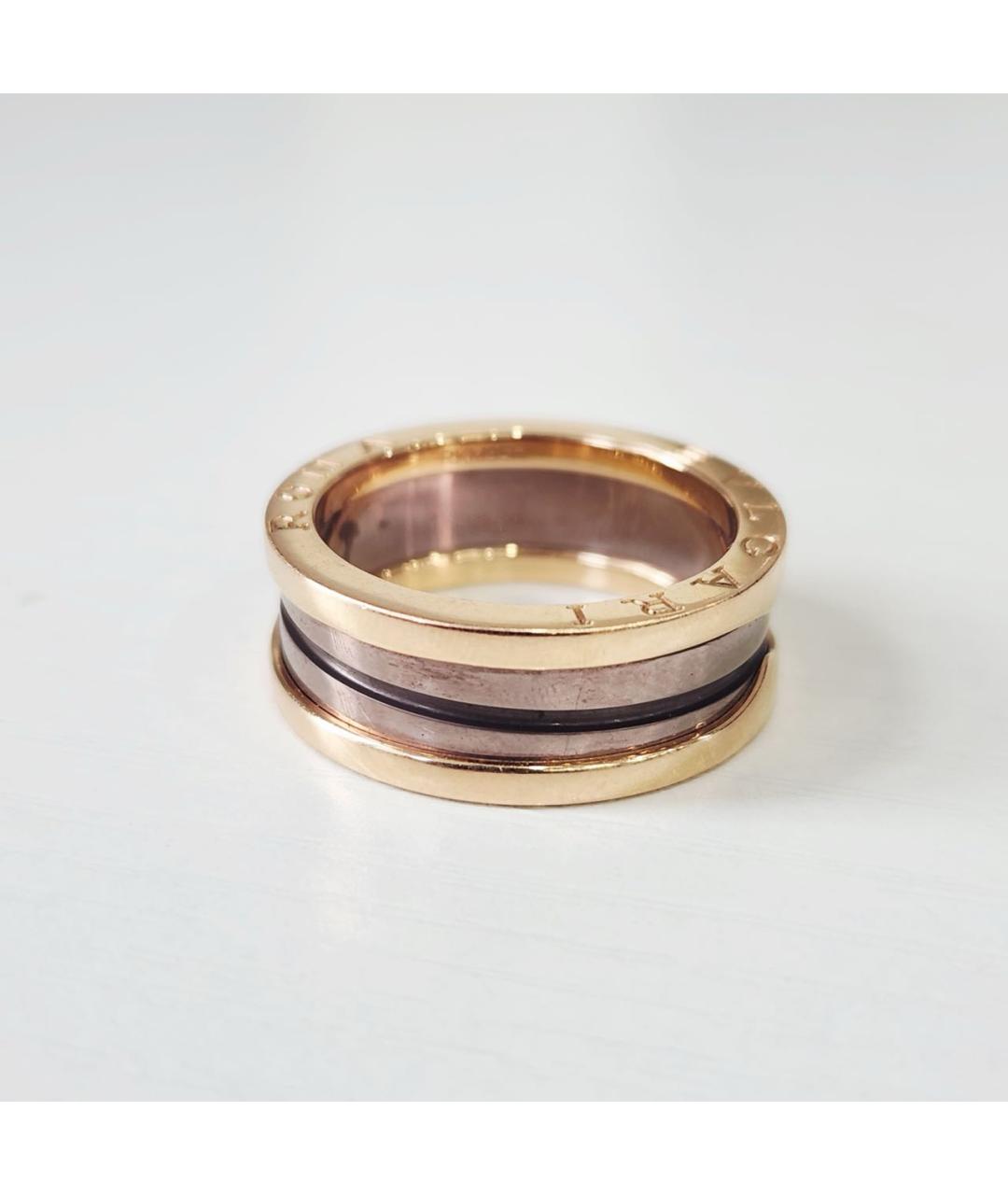 BVLGARI Коричневое кольцо из розового золота, фото 2