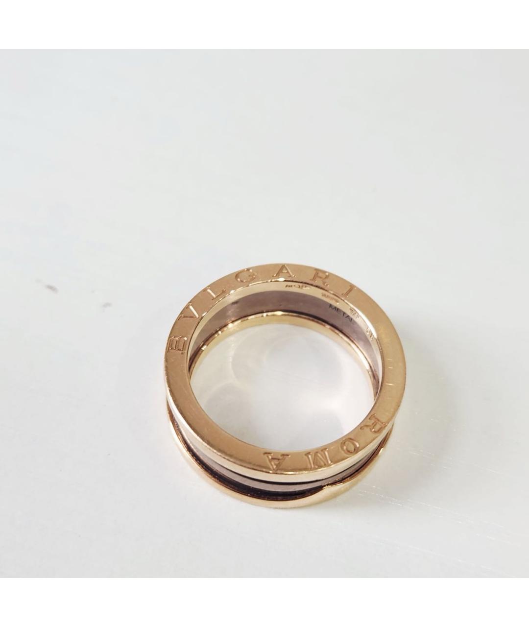 BVLGARI Коричневое кольцо из розового золота, фото 4