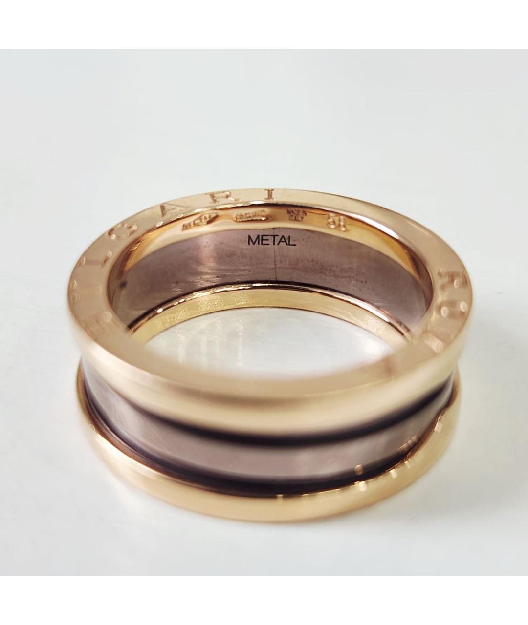 BVLGARI Коричневое кольцо из розового золота, фото 6