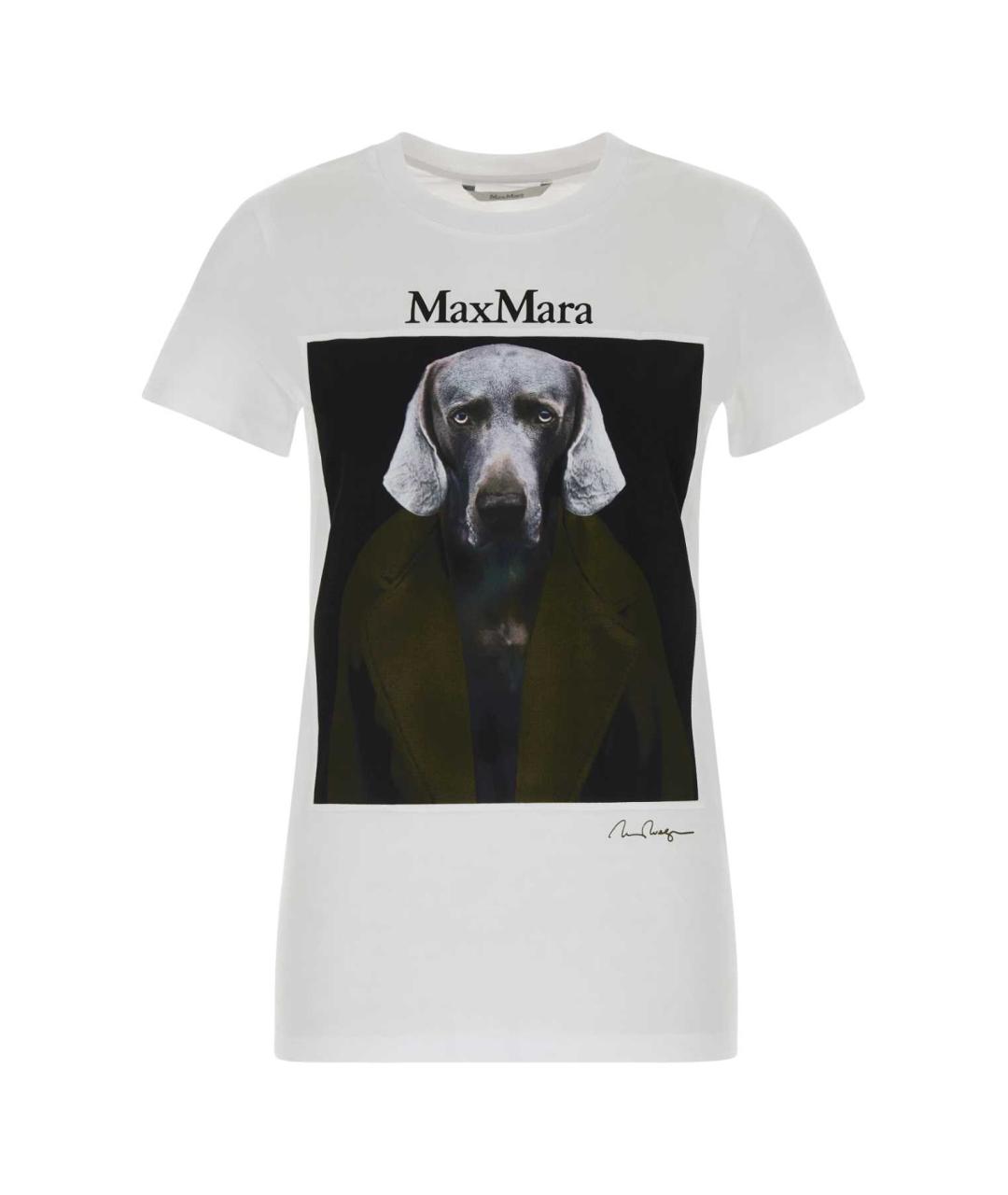 MAX MARA Мульти хлопковая футболка, фото 1