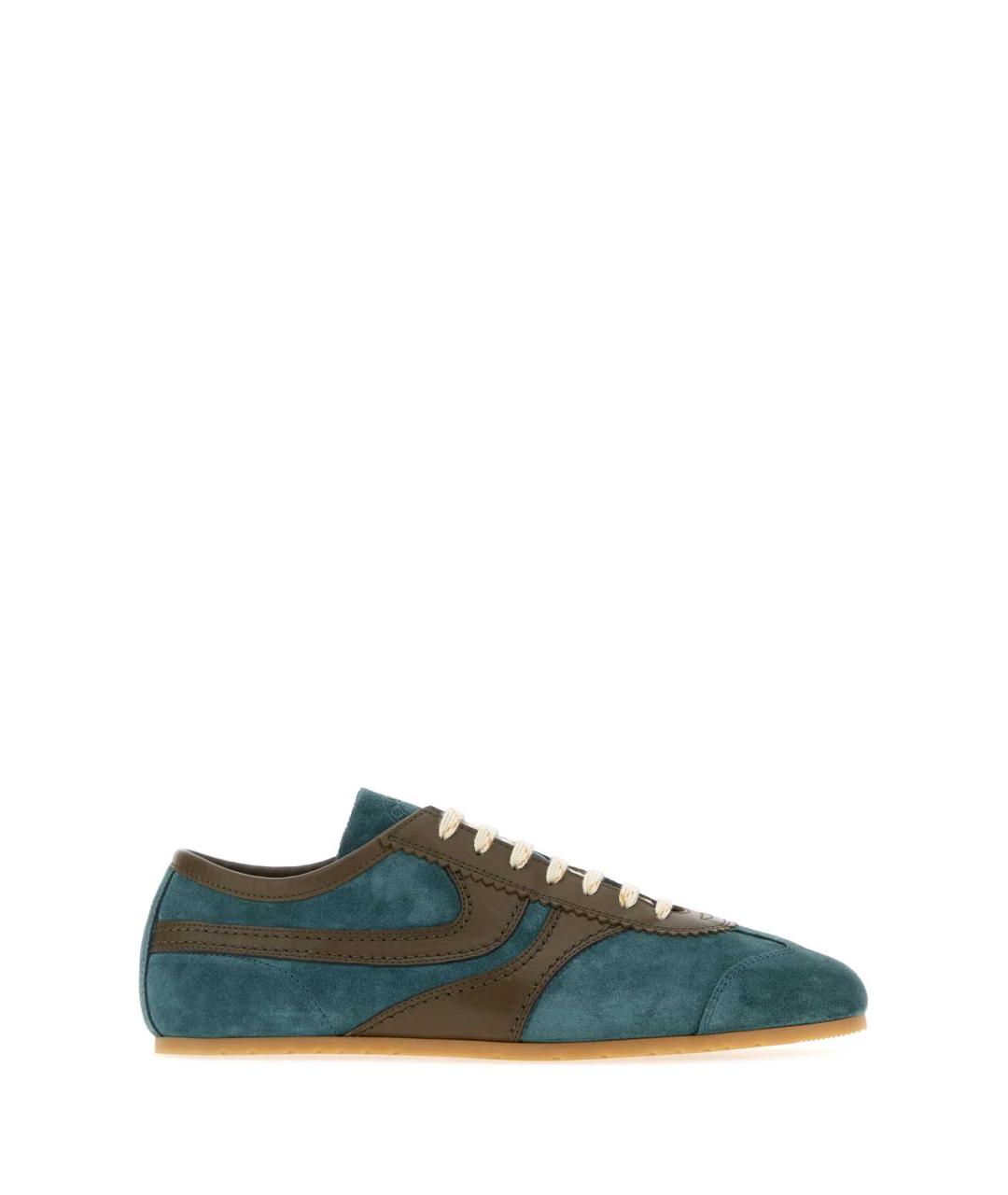 DRIES VAN NOTEN Мульти кожаные низкие кроссовки / кеды, фото 1