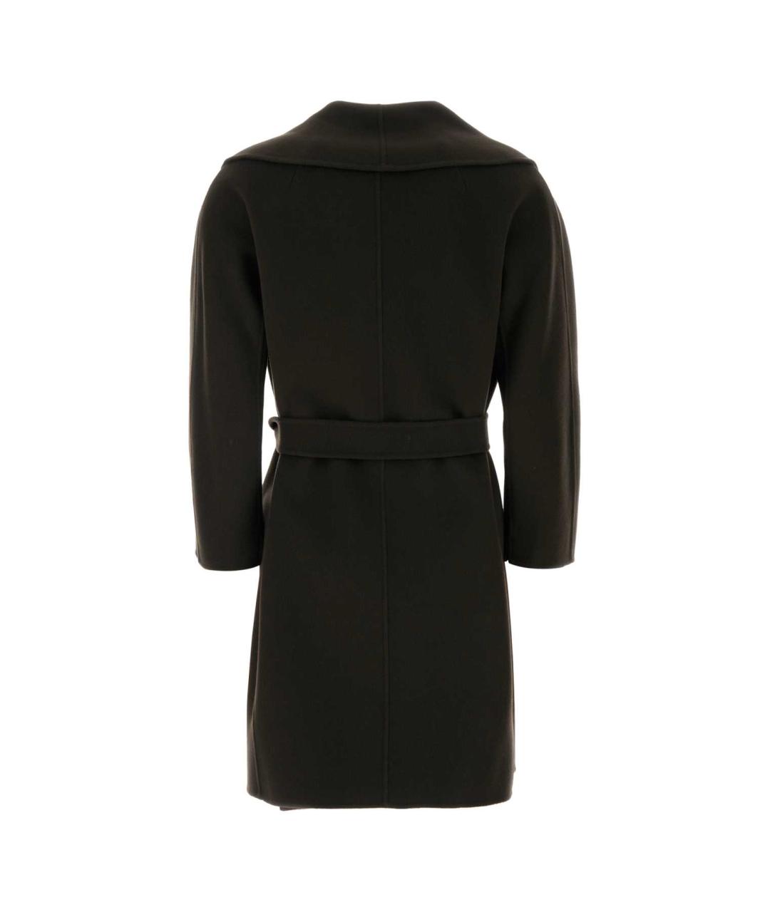 'S MAX MARA Коричневое шерстяное пальто, фото 2