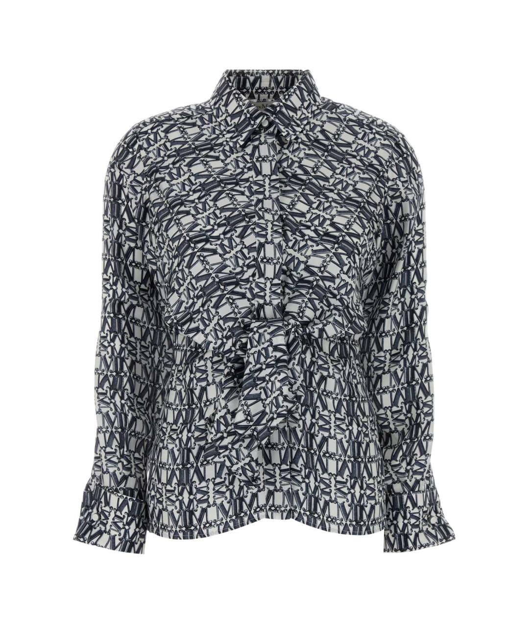 MAX MARA Мульти шелковая рубашка, фото 1