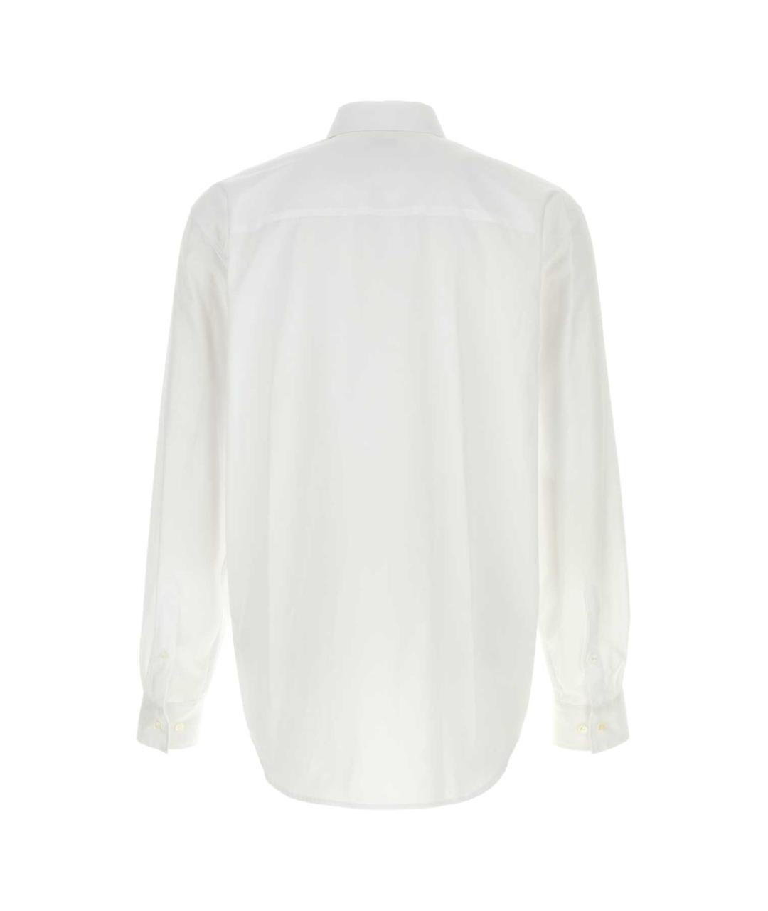 DRIES VAN NOTEN Белая хлопковая классическая рубашка, фото 2