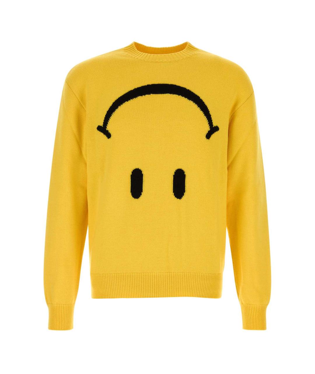 MOSCHINO Желтый шерстяной джемпер / свитер, фото 1