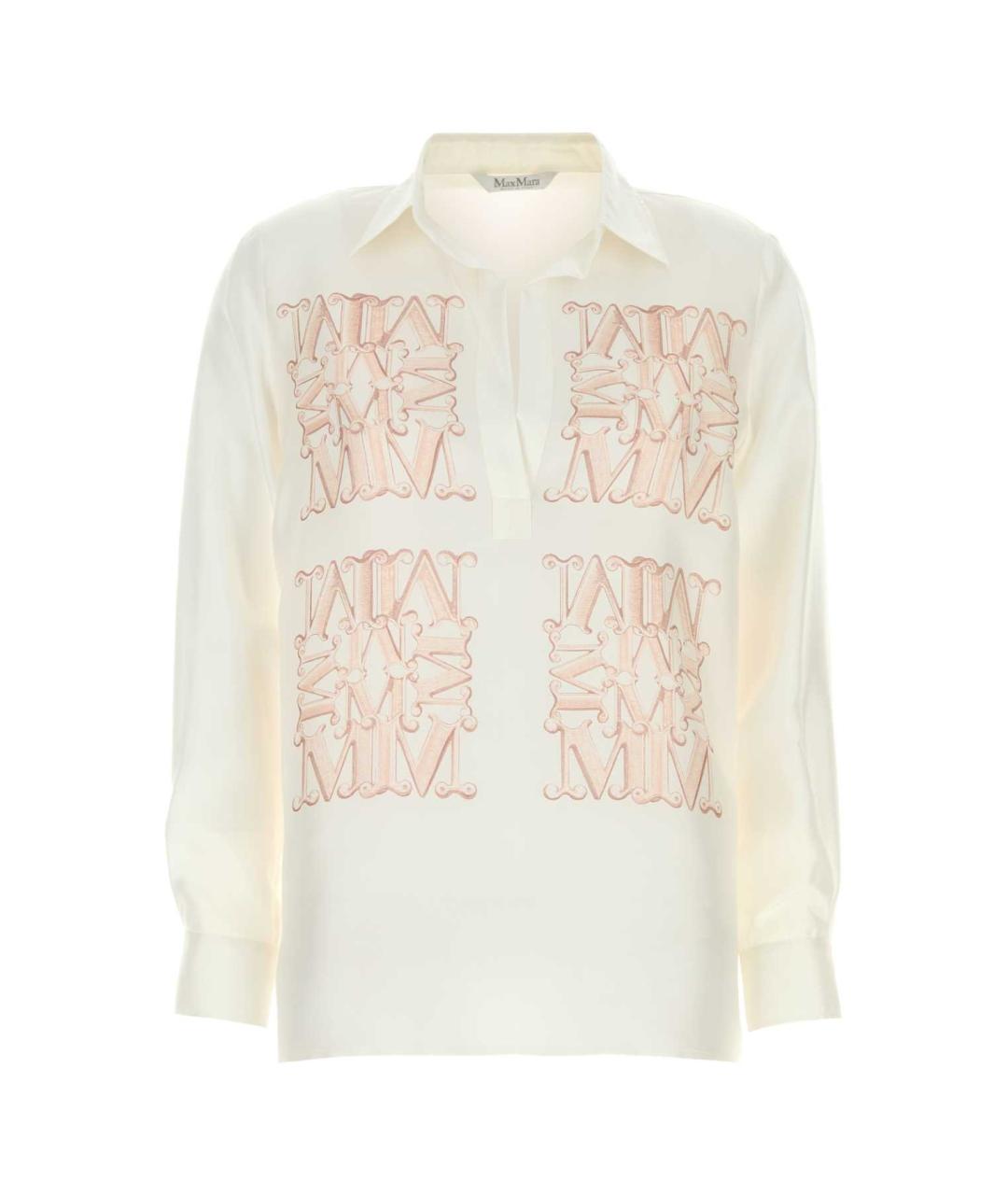 MAX MARA Мульти шелковая блузы, фото 1