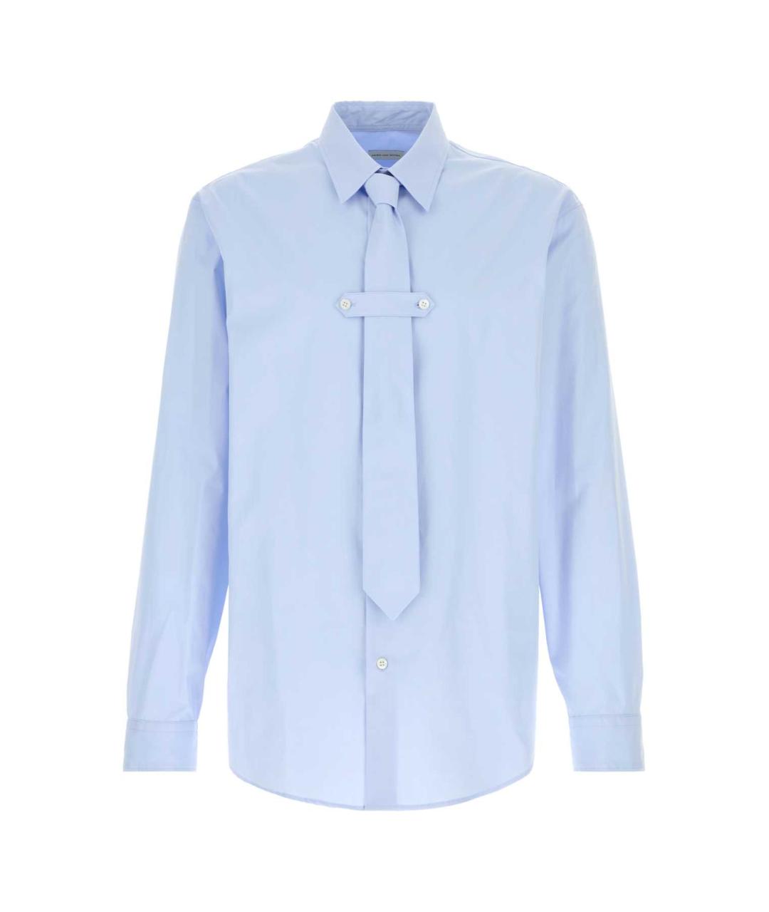DRIES VAN NOTEN Голубая хлопковая классическая рубашка, фото 1