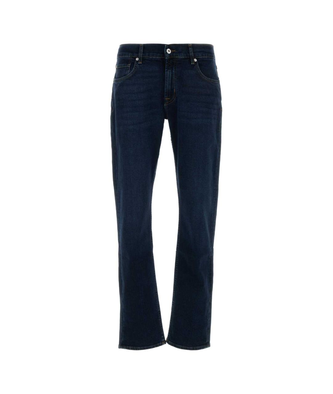 7 FOR ALL MANKIND Синие хлопковые джинсы, фото 1