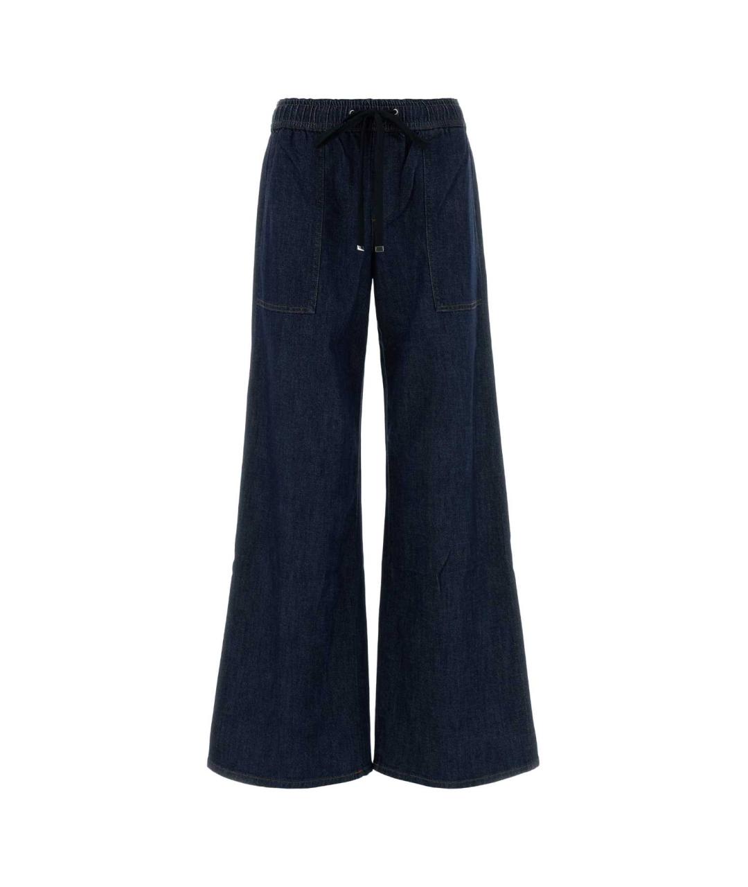 7 FOR ALL MANKIND Синие хлопковые джинсы клеш, фото 1