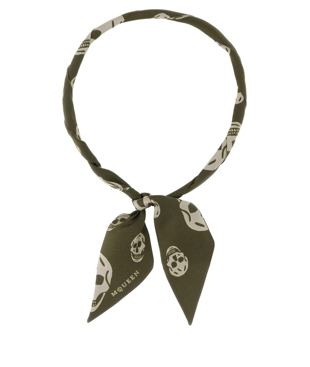 ALEXANDER MCQUEEN Мульти шелковый шарф, фото 1