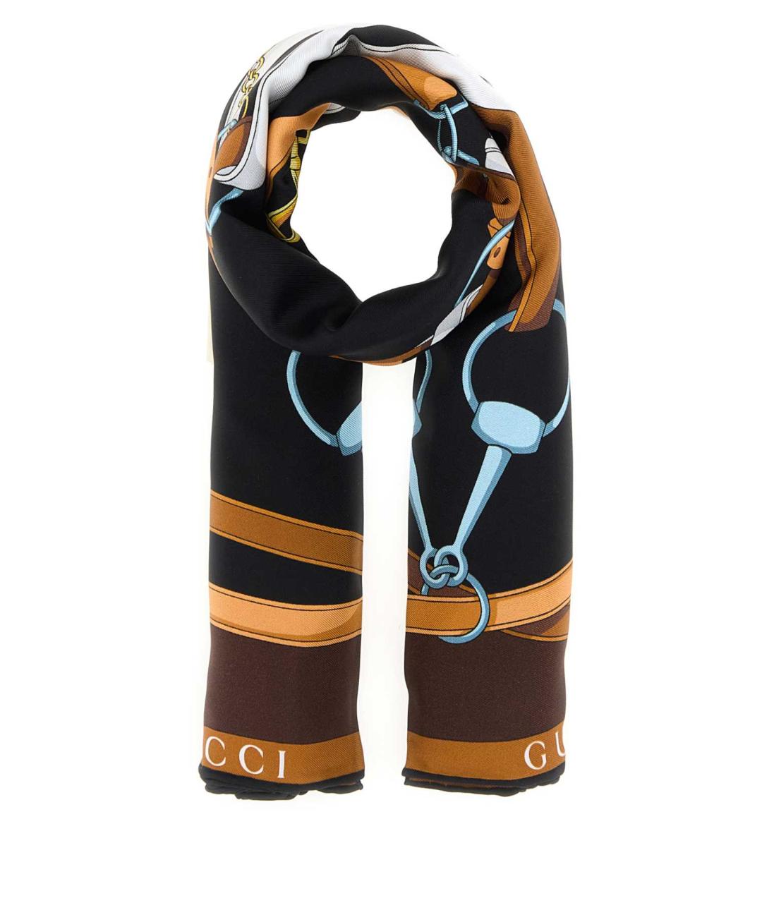 GUCCI Мульти шелковый платок, фото 1