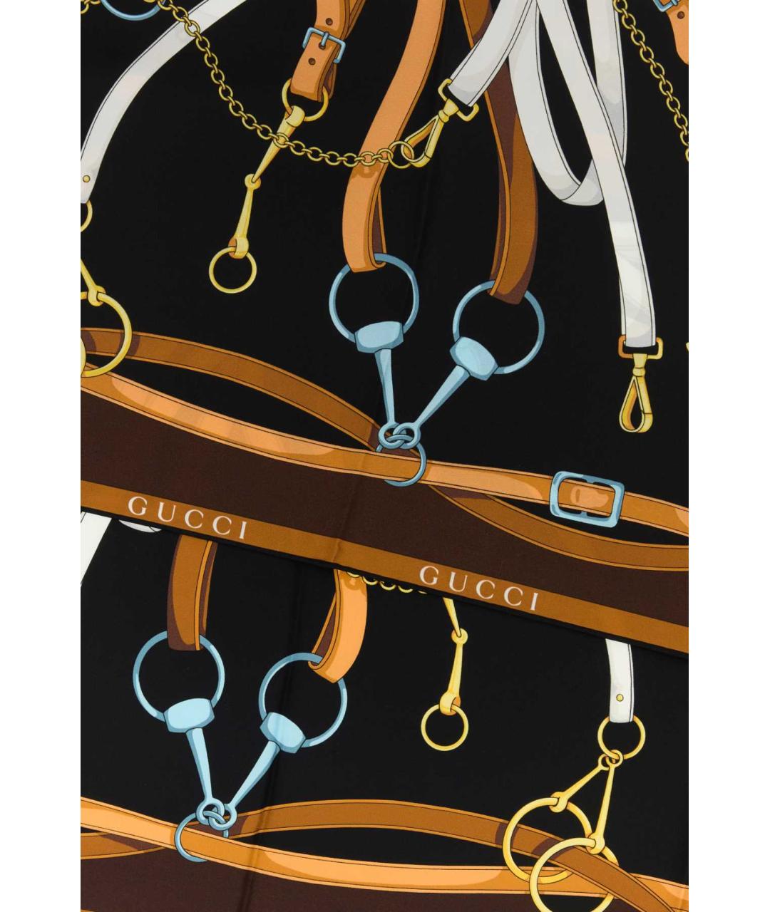 GUCCI Мульти шелковый платок, фото 2