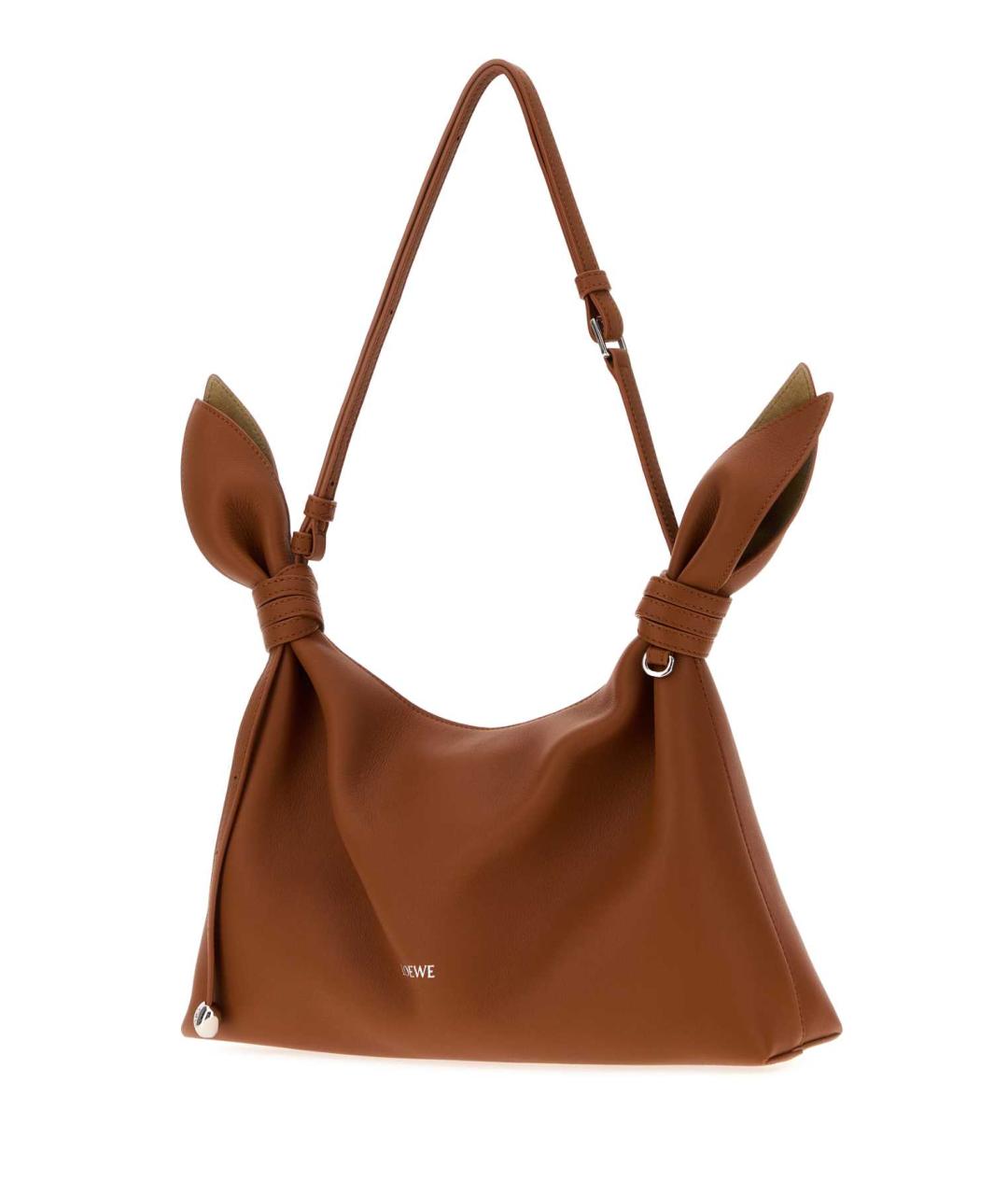LOEWE Бежевая кожаная сумка через плечо, фото 2
