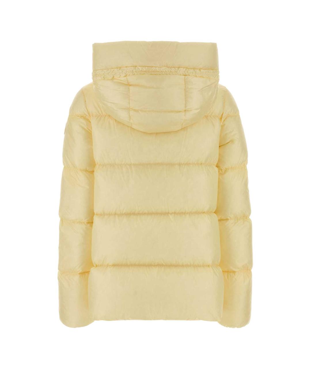 MONCLER Бежевая полиамидовая куртка, фото 2