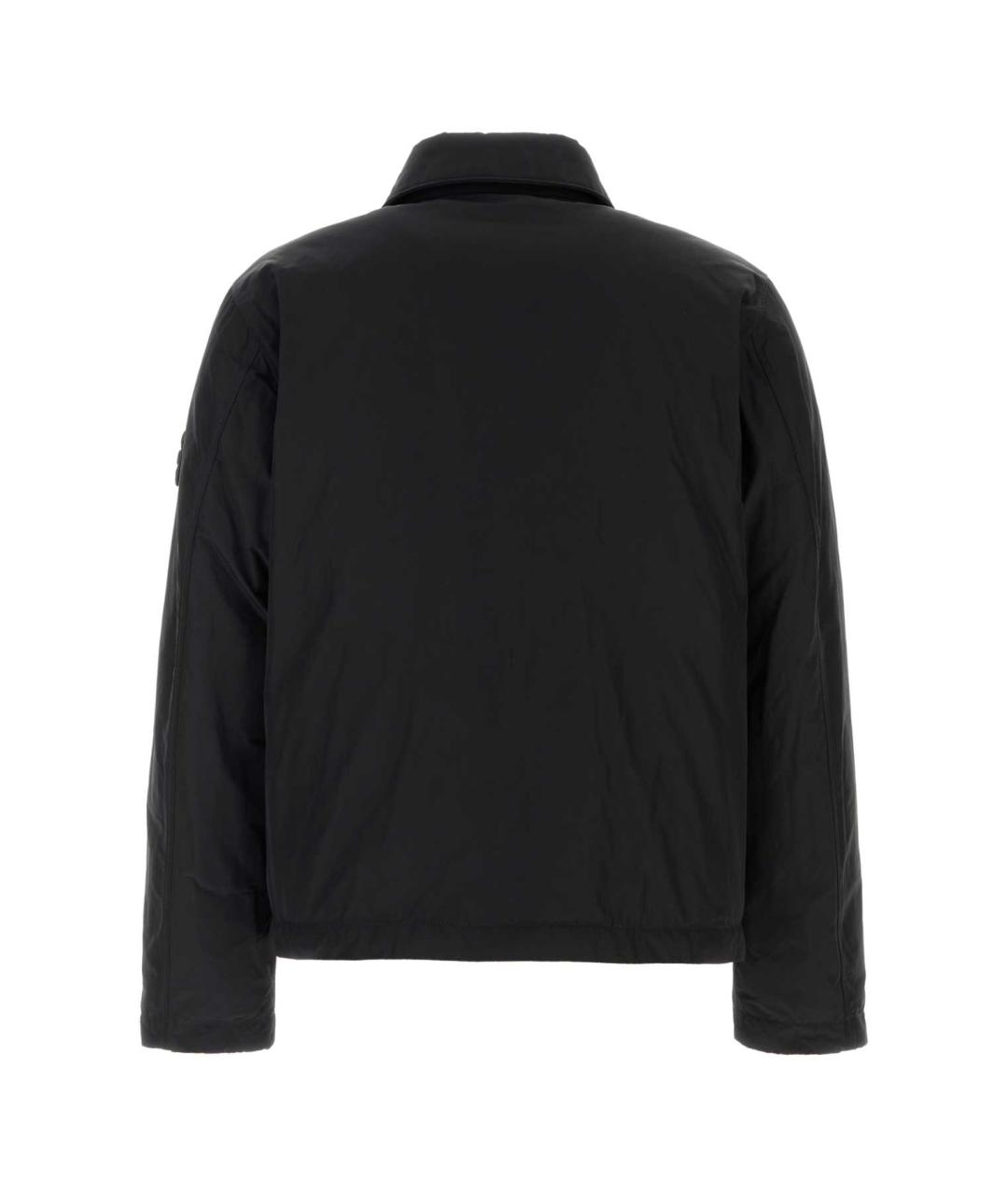 STONE ISLAND Черная полиэстеровая куртка, фото 2