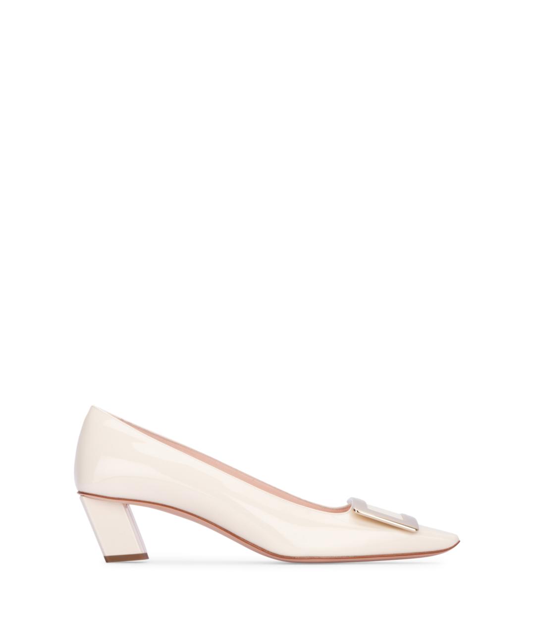 ROGER VIVIER Белые кожаные туфли, фото 1