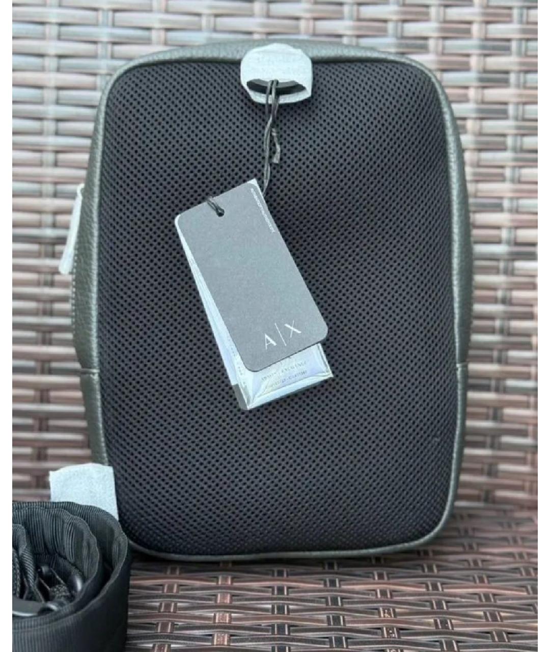 ARMANI EXCHANGE Зеленая сумка на плечо из искусственной кожи, фото 2