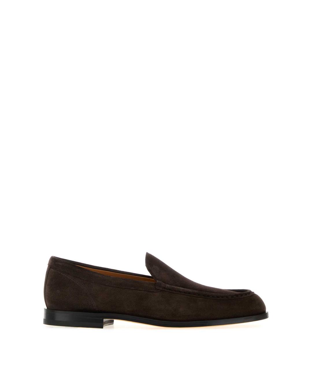 TOD'S Коричневые замшевые лоферы, фото 1