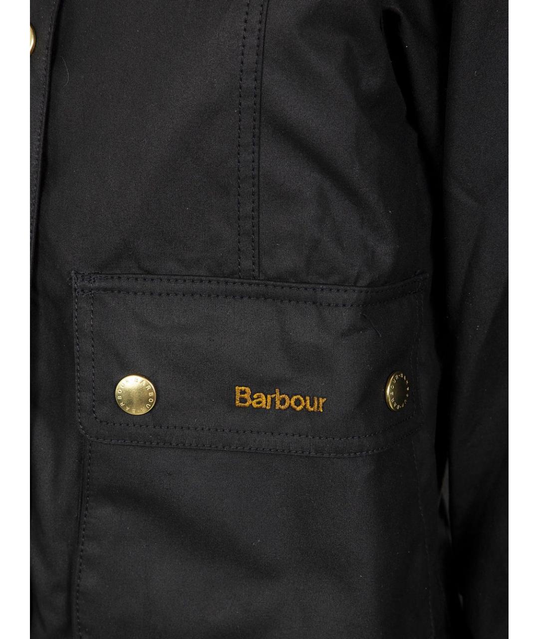 BARBOUR Черная хлопковая куртка, фото 2