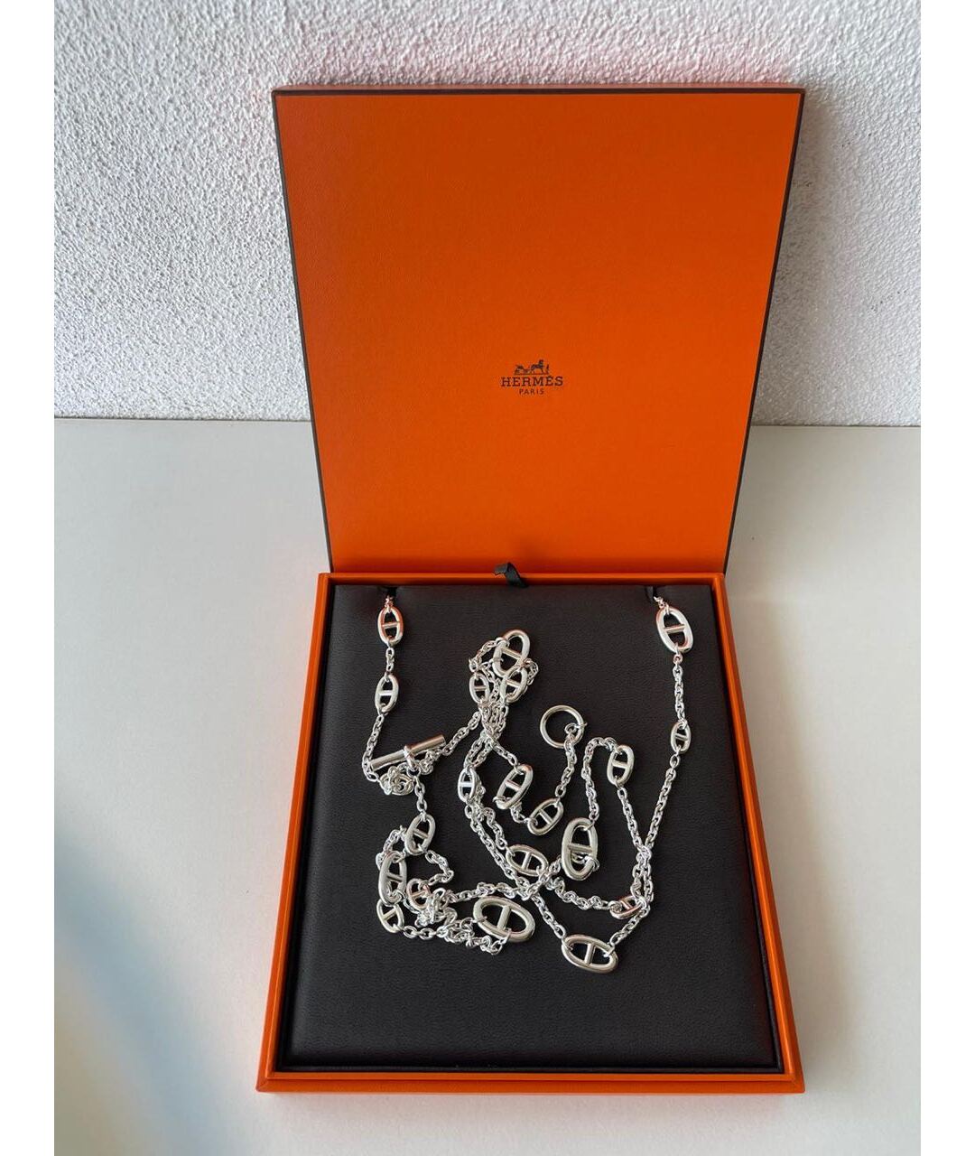 HERMES Серебряная серебряная цепочка, фото 3