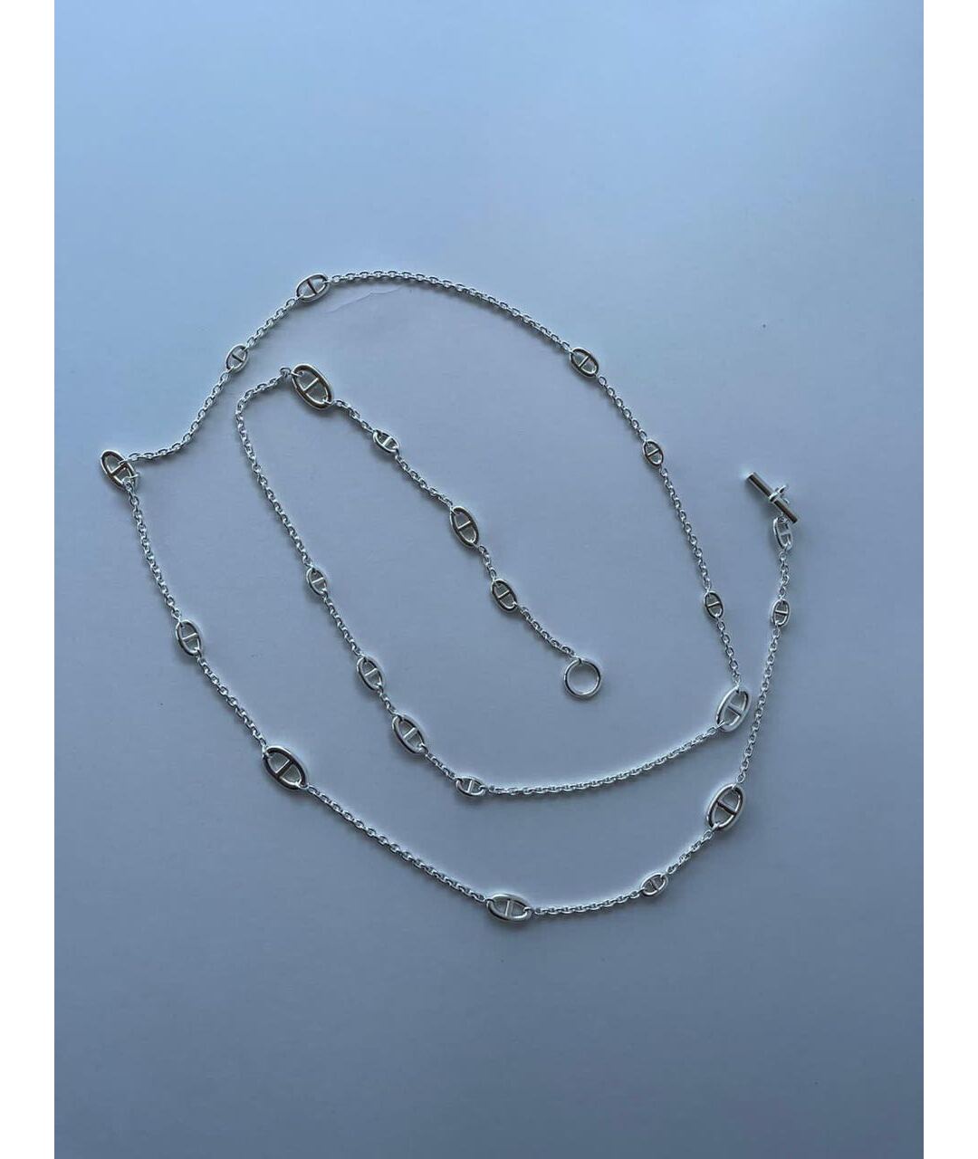 HERMES Серебряная серебряная цепочка, фото 4