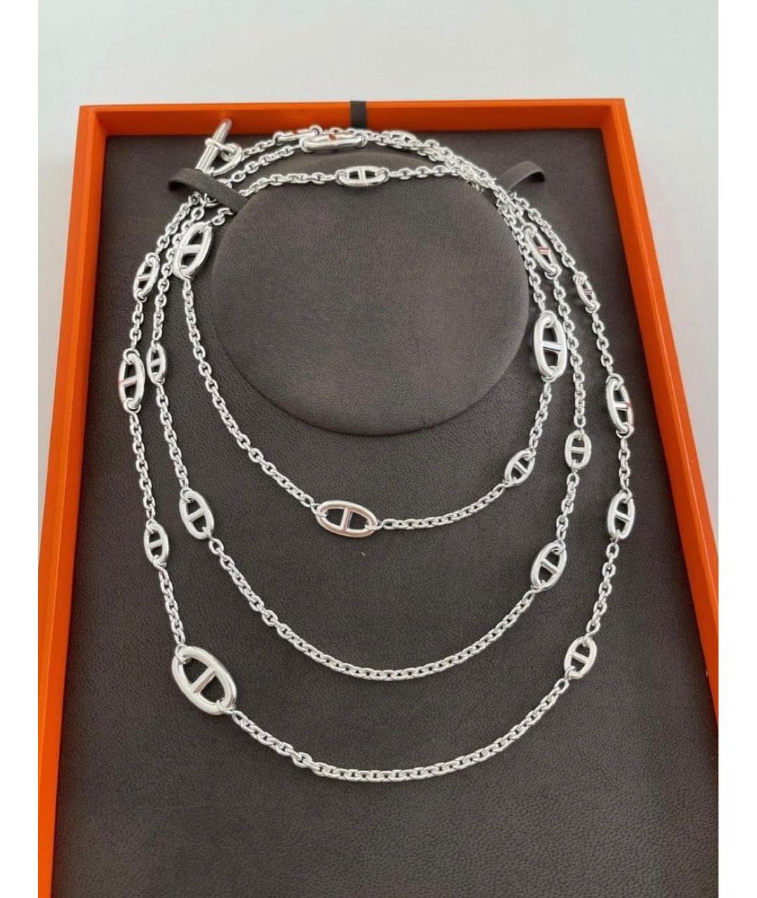 HERMES Серебряная серебряная цепочка, фото 6