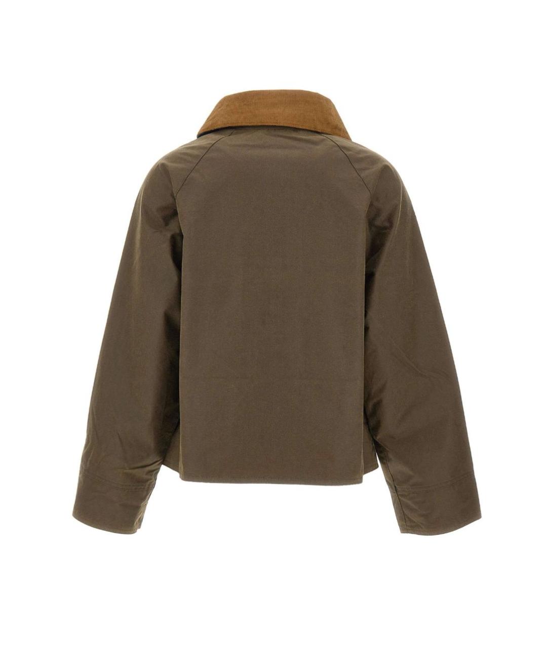 BARBOUR Коричневая хлопковая куртка, фото 2
