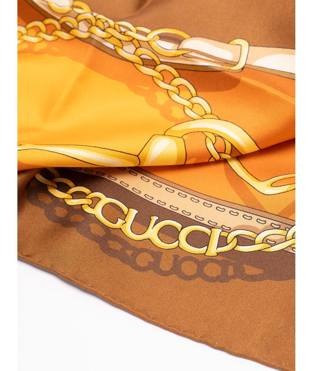 GUCCI Мульти шелковый шарф, фото 5