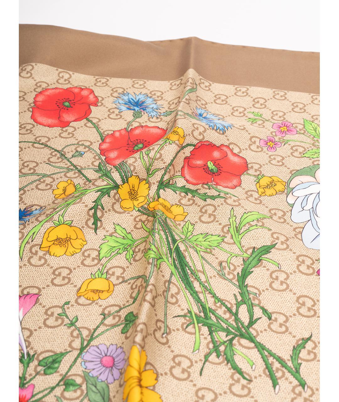 GUCCI Мульти шелковый шарф, фото 4