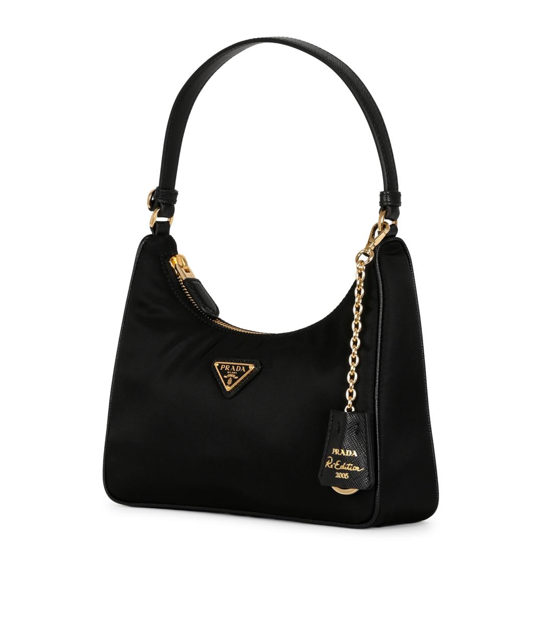 PRADA Черная нейлоновая сумка через плечо, фото 2