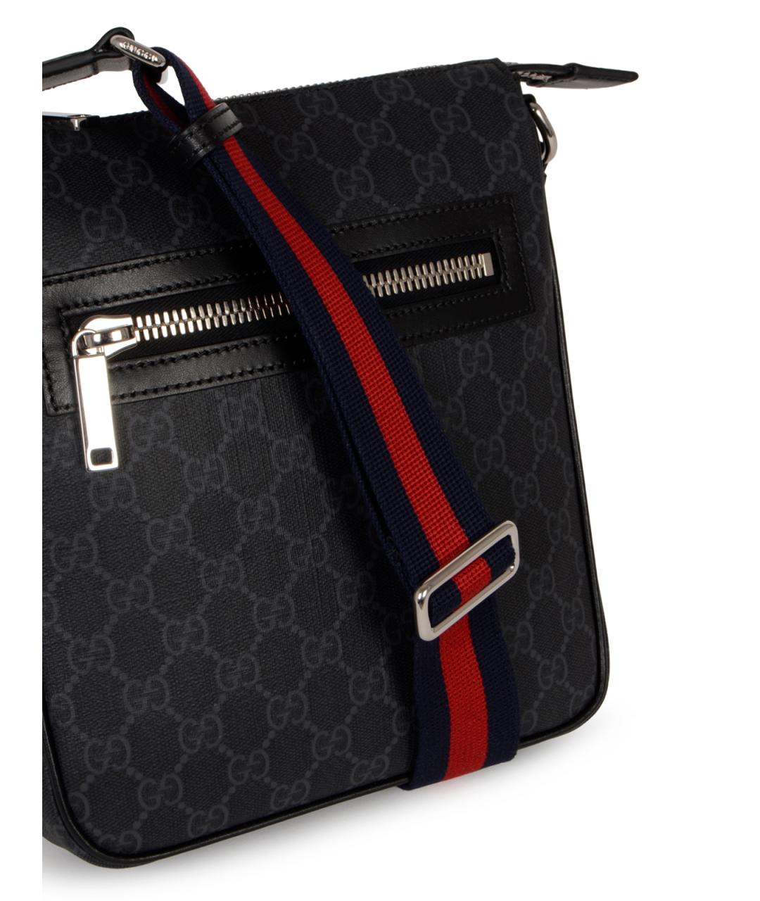 GUCCI Черная синтетическая сумка на плечо, фото 4