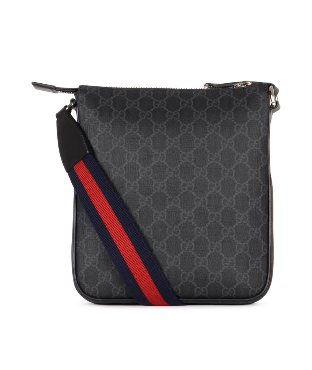 GUCCI Черная синтетическая сумка на плечо, фото 3