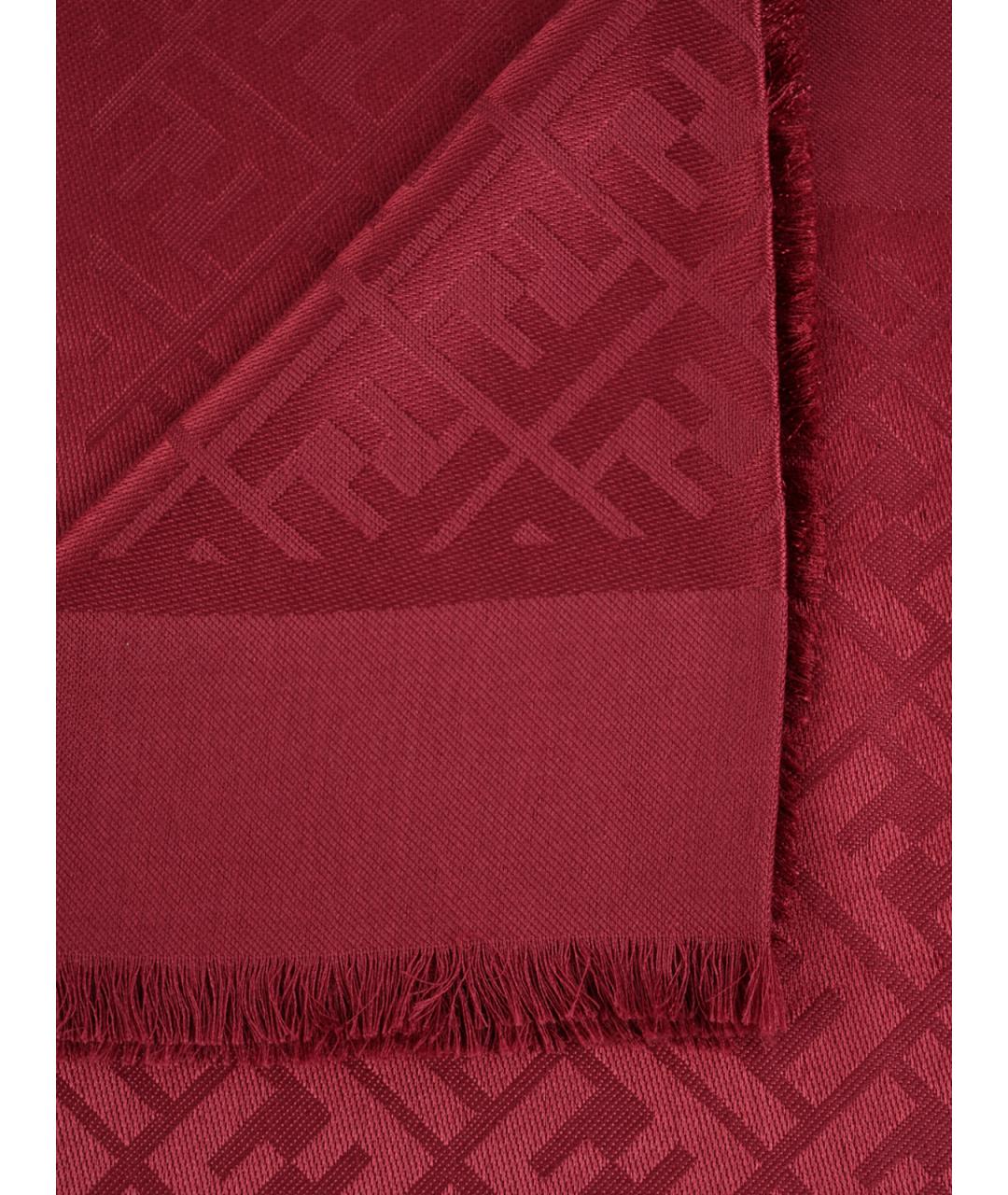 FENDI Красный шарф, фото 2