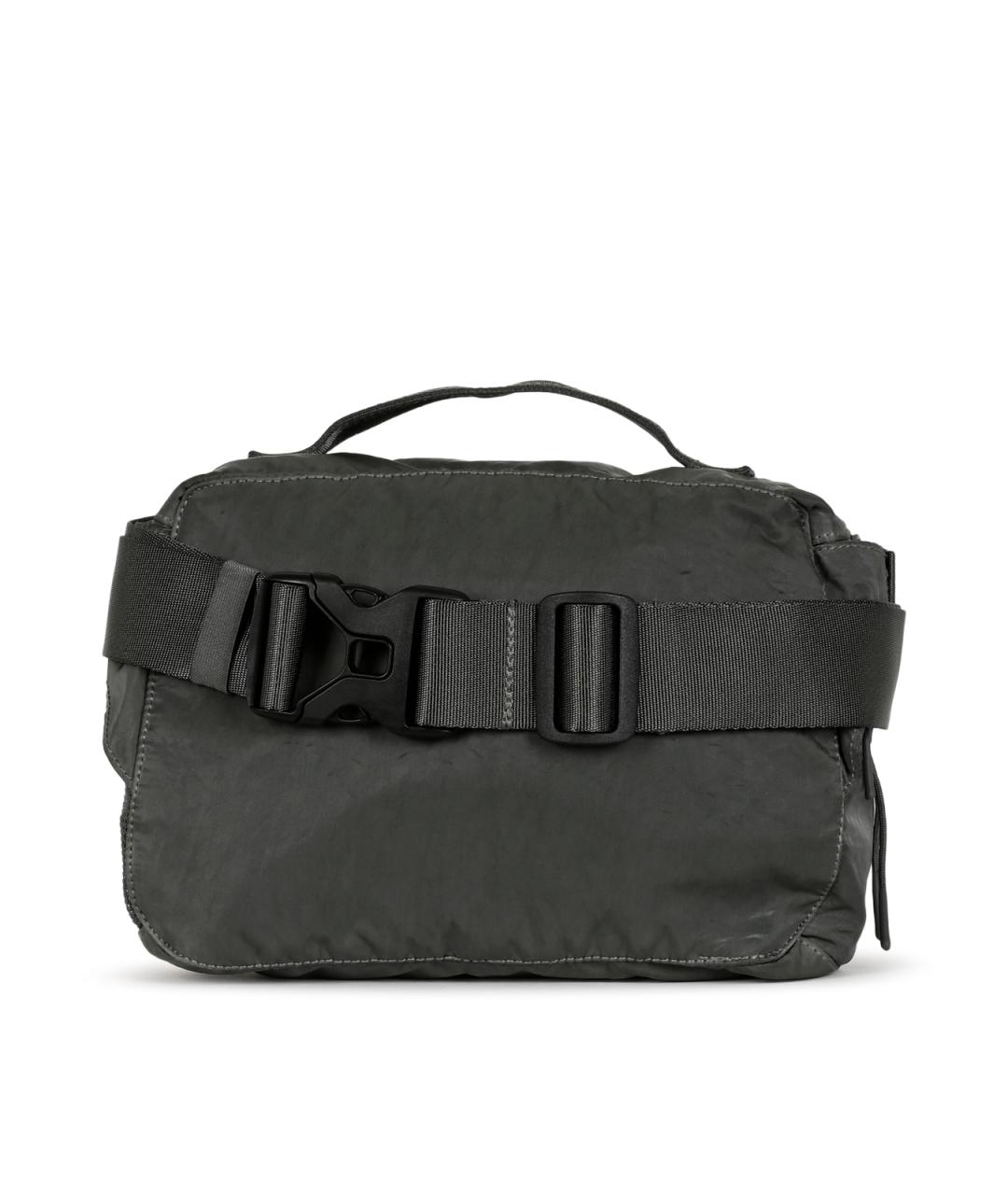 CP COMPANY Серая синтетическая поясная сумка, фото 3