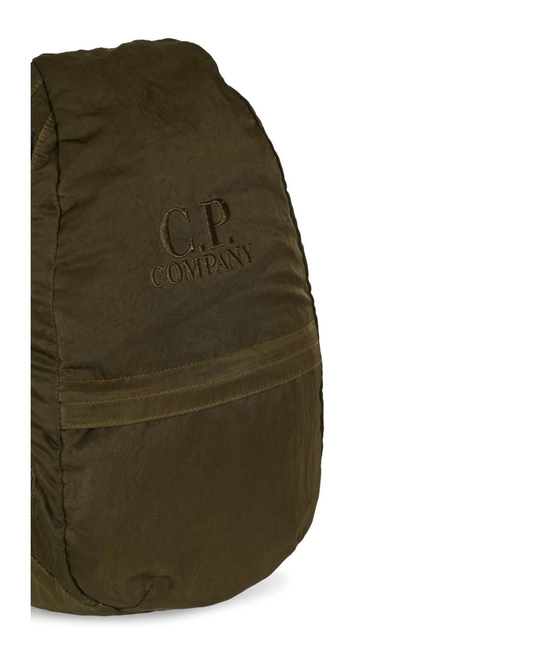 CP COMPANY Зеленый синтетический рюкзак, фото 4