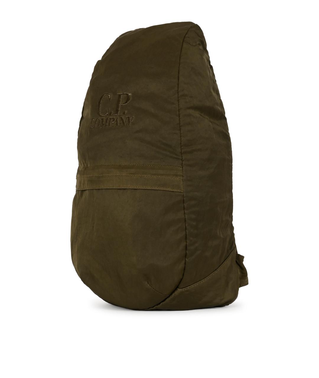 CP COMPANY Зеленый синтетический рюкзак, фото 2