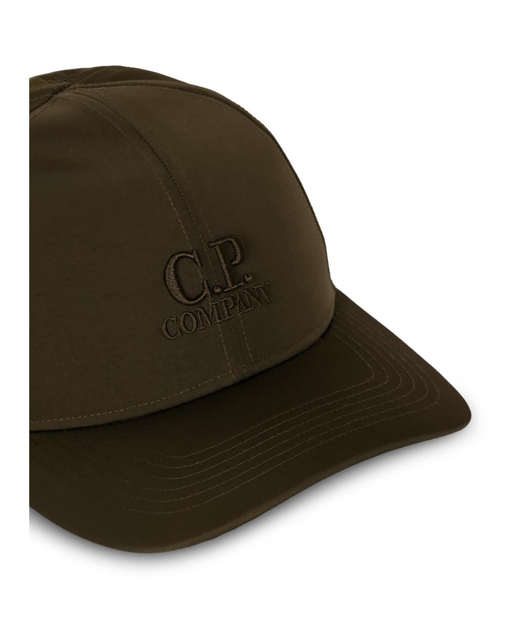 CP COMPANY Зеленая синтетическая кепка/бейсболка, фото 4