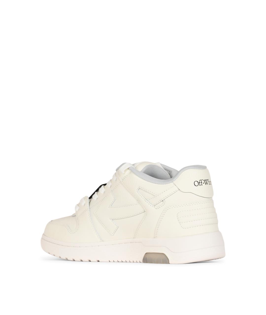 OFF-WHITE Белые низкие кроссовки / кеды, фото 3