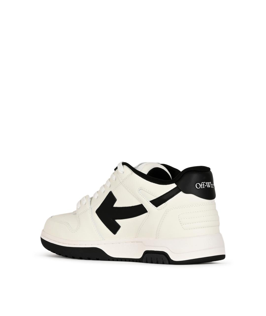 OFF-WHITE Мульти кожаные низкие кроссовки / кеды, фото 3