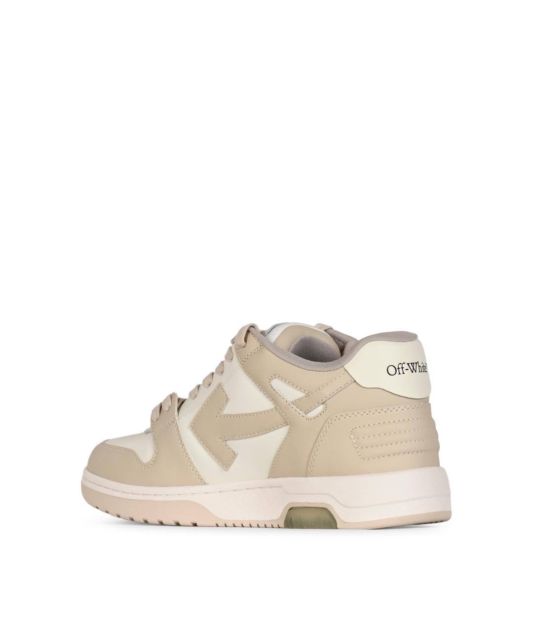OFF-WHITE Мульти кожаные низкие кроссовки / кеды, фото 3