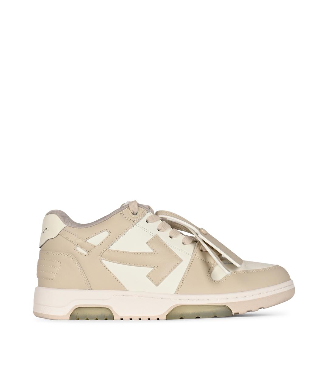 OFF-WHITE Мульти кожаные низкие кроссовки / кеды, фото 1