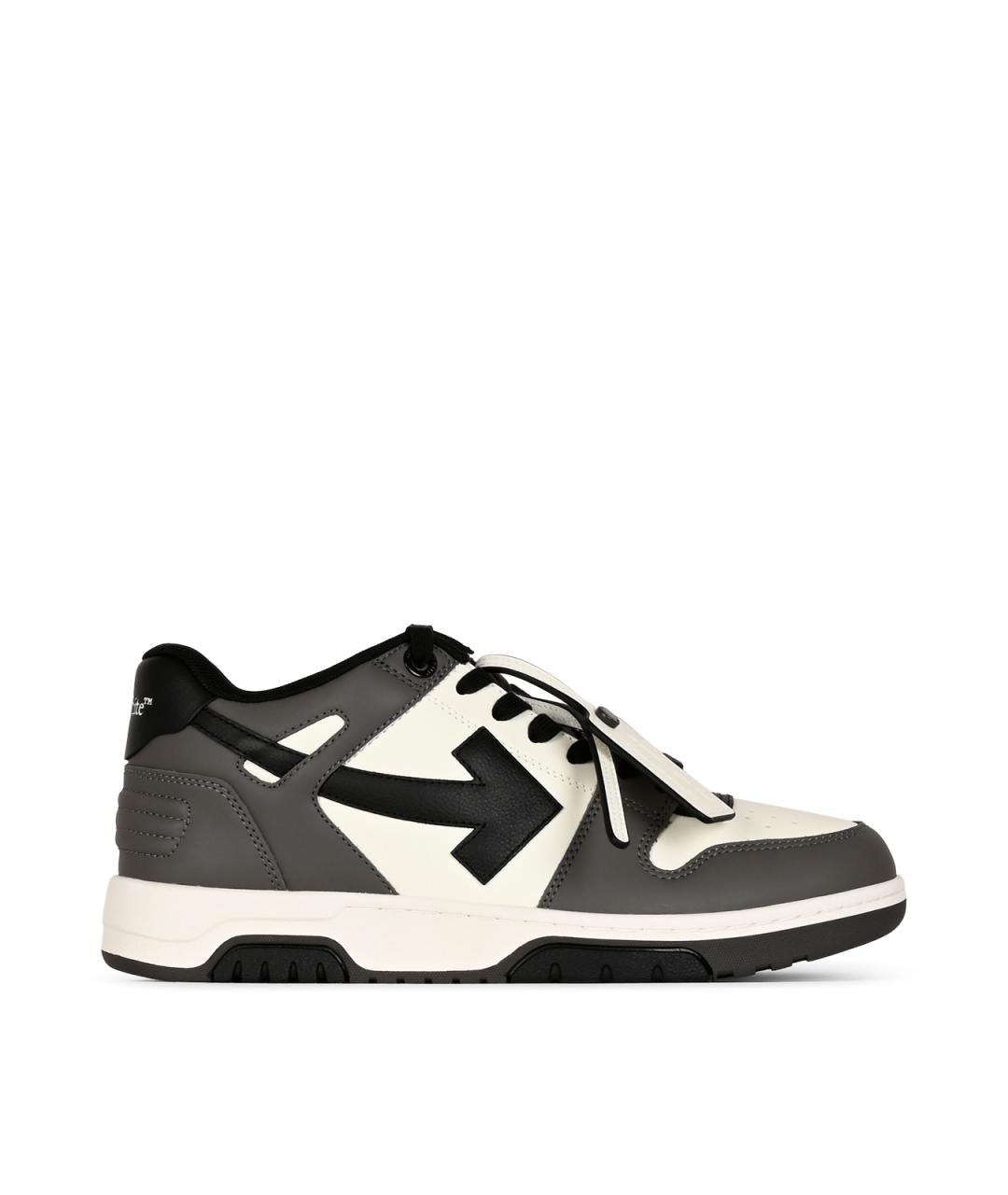 OFF-WHITE Мульти кожаные низкие кроссовки / кеды, фото 1
