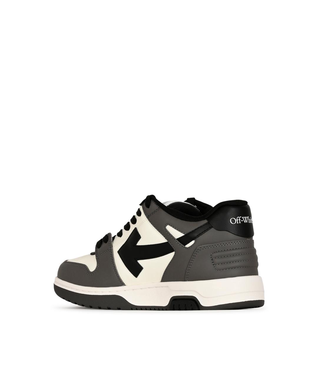 OFF-WHITE Мульти кожаные низкие кроссовки / кеды, фото 3