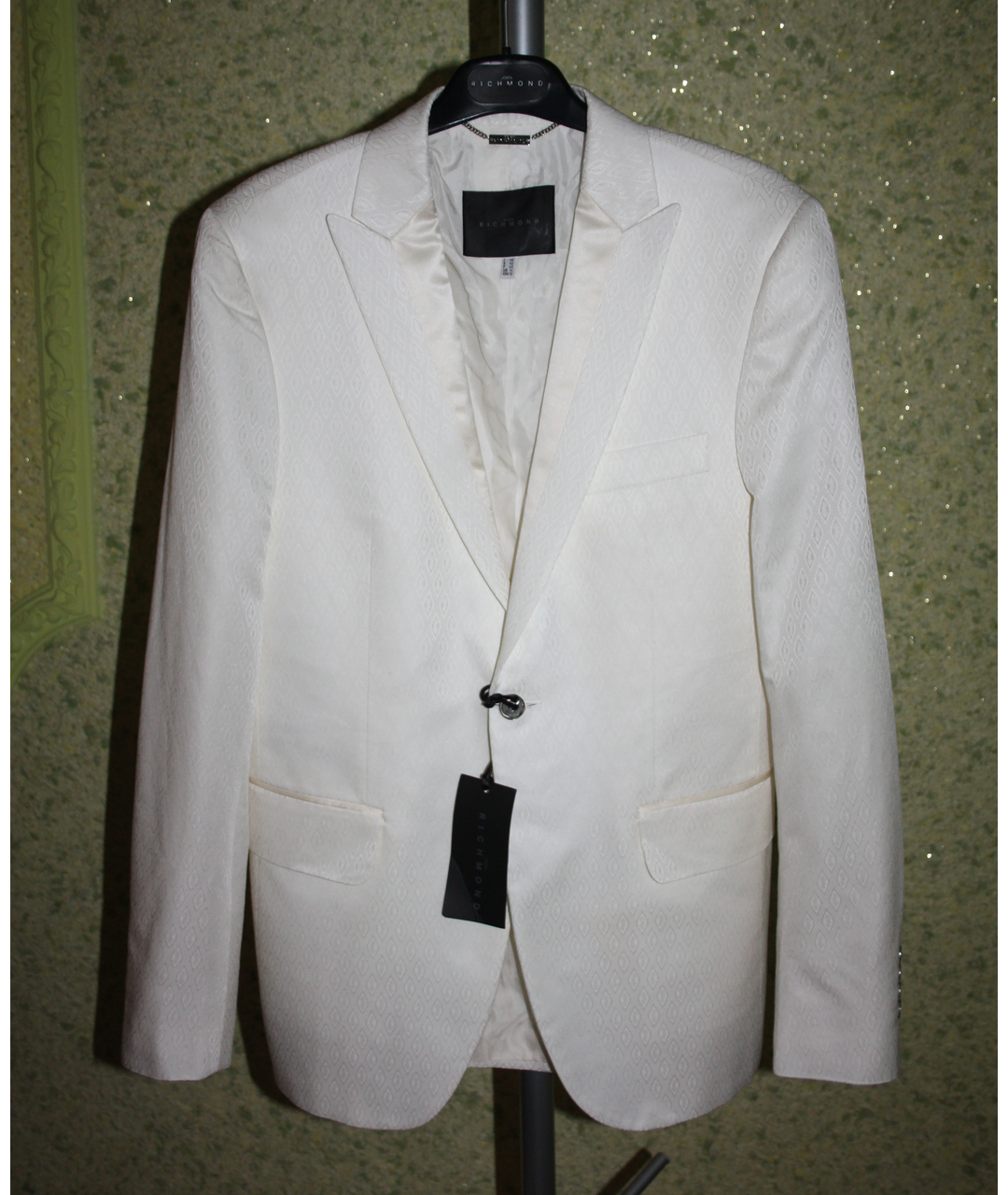 JOHN RICHMOND Белый ацетатный пиджак, фото 3
