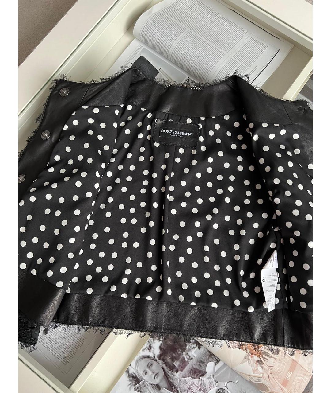DOLCE&GABBANA Черная куртка, фото 5