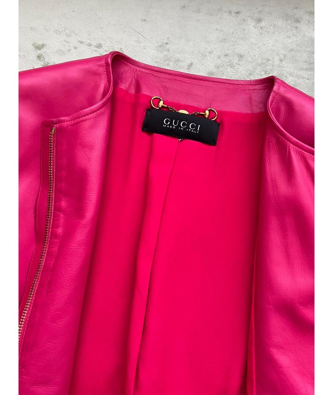 GUCCI Кожаная куртка, фото 8