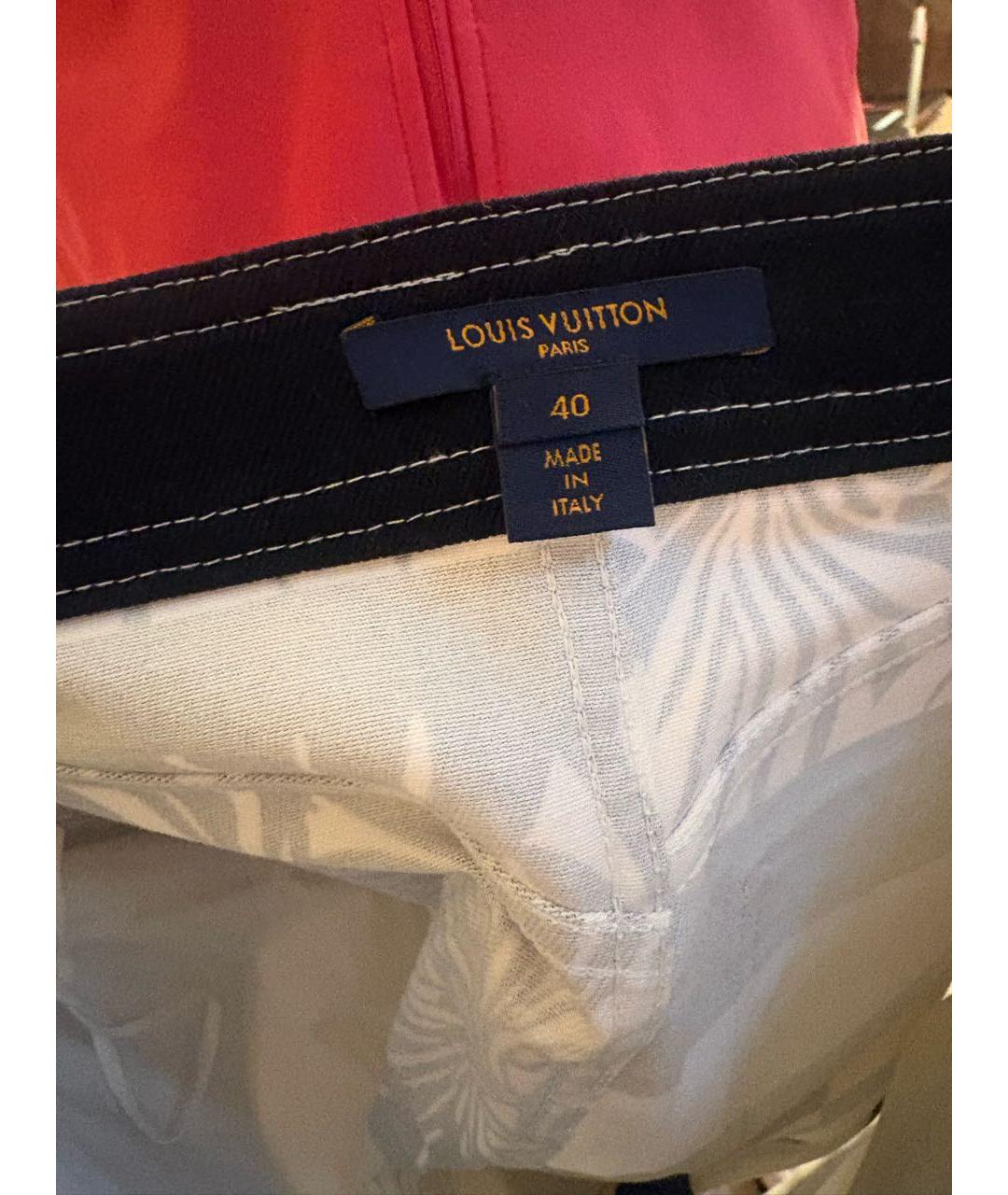 LOUIS VUITTON Мульти хлопковая юбка мини, фото 3
