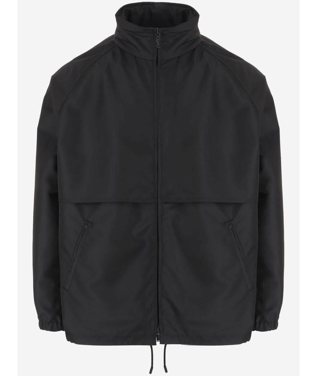 SAINT LAURENT Синяя полиэстеровая куртка, фото 4