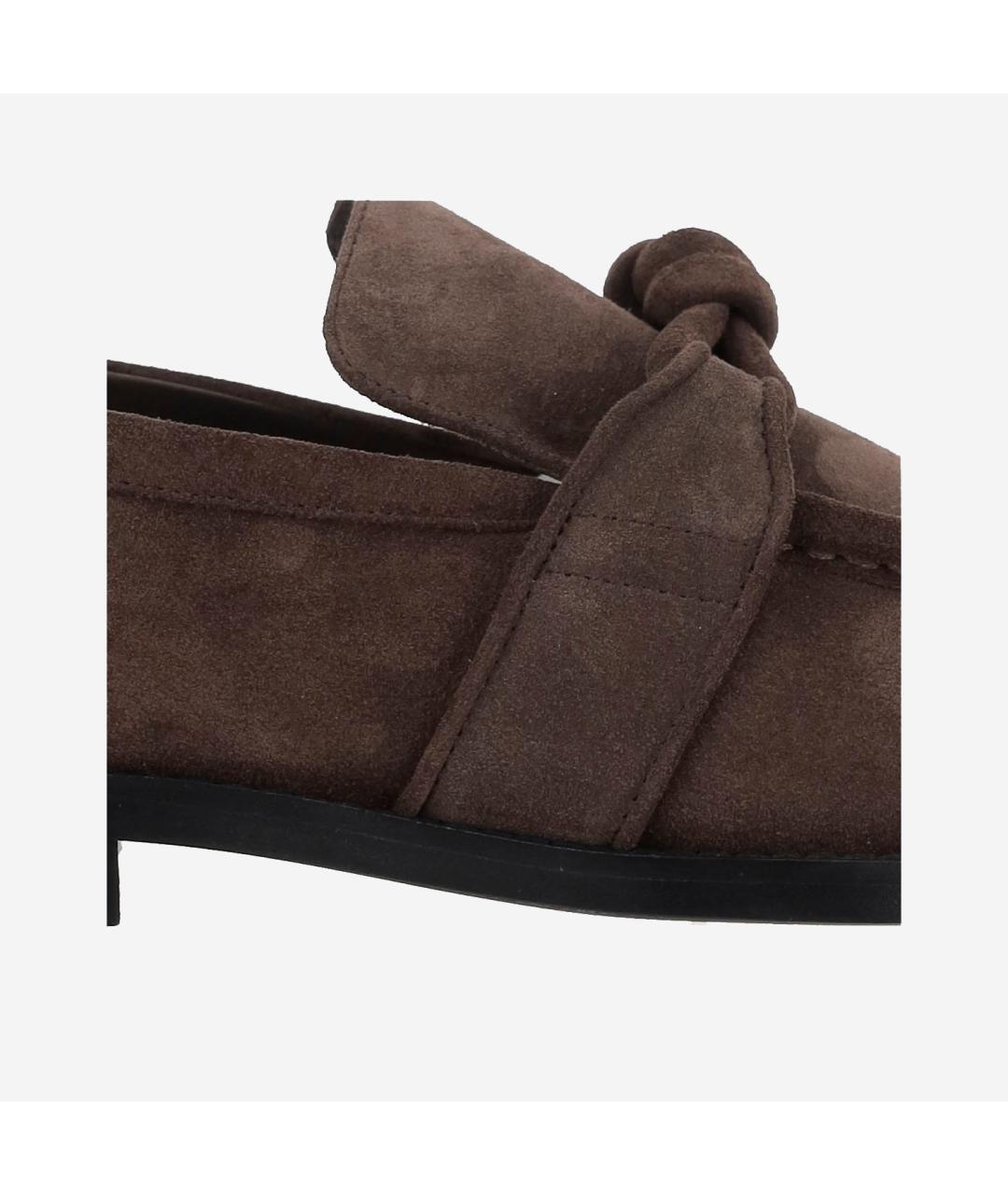 BOTTEGA VENETA Коричневые кожаные лоферы, фото 5